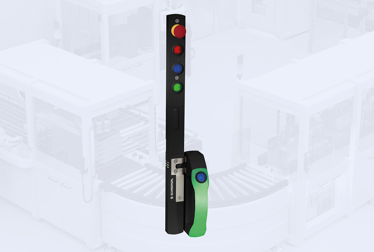 Colour signals: Machine status is directly visible on the handle